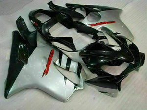 NT Europe Black Silver Injection Fairing Kit Fit for Honda 2001-2003 CBR600 F4I ABS u009