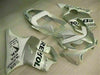 NT Europe Injection White Silver Fairing Kit Fit for Honda 2001-2003 CBR600 F4I TH u014