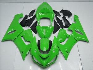 NT Europe Green Cowl Set Fairing Fit for Kawasaki ZX6R 636 2005 2006 Injection Molded Set e00A