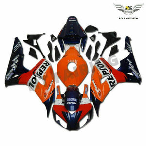 NT Europe Repsol Injection Orange Plastic Fairing  Fit for Honda Fireblade 2006 2007 CBR1000RR CBR 1000 RR