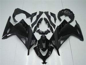 NT Europe Fit for Kawasaki 2013-2017 EX300 300 New Plastic Black Injection Fairing r0m-A