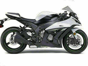 NT Europe Fit for Kawasaki Ninja 2011-2015 ZX10R Plastic White Injection Fairing s005