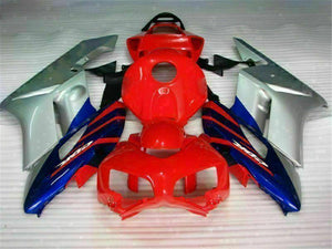 NT Europe Injection Fairing Red Silvery Fit for Honda Fireblade 2004-2005 CBR 1000 RR CBR1000RR u061