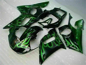 NT Europe Injection Green Black Plastic Fairing Fit for Yamaha 1998-2002 YZF R6 g015