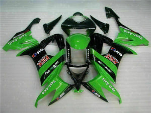 NT Europe Fit for Kawasaki 2008-2010 ZX10R ZX-10R ABS Green Black Injection Fairing t012-T