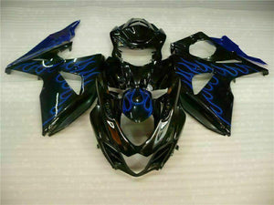 NT Europe Injection Blue Flame Black Fairing Kit Fit for Suzuki 2009-2016 GSXR1000 q022