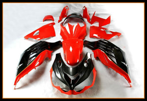 NT Europe Red ABS Plastic Fairing Kit Fit for Kawasaki Injection ZX14R ZZR1400 2012-2017 e003A