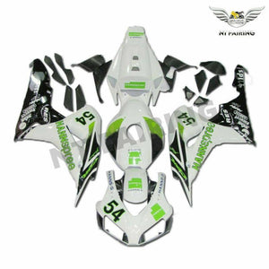 NT Europe Hannespree Injection Green White Mold Fairing Kit Fit for Honda Fireblade2006 2007 CBR1000RR CBR 1000 RR u038