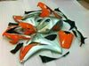 NT Europe Injection Set Silver Orange Fairing Fit for Honda Fireblade 2008 2009 2010 2011 CBR1000RR CBR 1000 RR u054