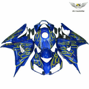 NT Europe Injection Yellow Flame Blue Fairing Fit for Honda Fireblade 2006 2007 CBR1000RR CBR 1000 RR u079