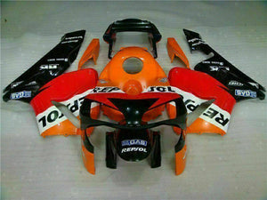 NT Europe Repsol Injection Orange ABS Plastic Fairing Fit for Honda 2003 2004 CBR600RR CBR 600 RR u045