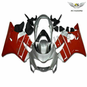 NT Europe Red Silver Fairing Injection Fit for Honda 119999-2000 CBR600 F4 ABS Kit