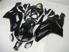 NT Europe Fit for Kawasaki 2007 2008 ZX6R Plastic Glossy Black Injection Fairing Set n0q-B