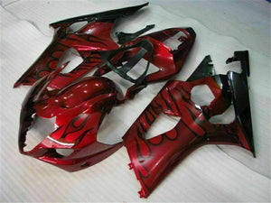 NT Europe Injection Plastic Red ABS Kit Fairing Fit for Suzuki 2003-2004 GSXR 1000 p041