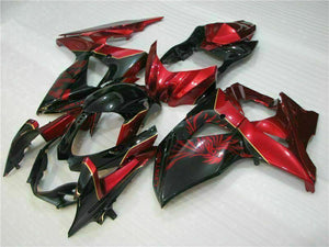 NT Europe Injection Red Flame Black Fairing Kit Fit for Suzuki 2009-2016 GSXR 1000 p005