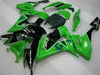NT Europe Fit for Kawasaki 2008-2010 ZX10R ZX-10R ABS Green Black Injection Fairing t014-T