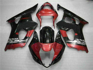 NT Europe Injection Plastic Red Black Fairing Fit for Suzuki 2003-2004 GSXR 1000 p046