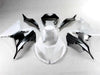 NT Europe Aftermarket Injection ABS Plastic Fairing Fit for Kawasaki ZX6R 636 2013-2016 White Black N002