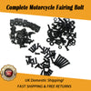 NT Universal Black Fairing Bolt Fit for Yamaha YZF R6 R1 R25 R125 R3 T-MAX XJR