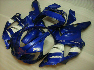 NT Europe Aftermarket Injection ABS Plastic Fairing Fit for Yamaha YZF R1 1998-1999 Blue White