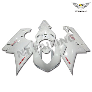 NT Europe ABS Injection Mold White Fairing Fit for Ducati 848/1098 2007-2011 u007