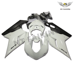 NT Europe ABS Injection Mold Black White Fairing Fit for Ducati 848/1098 2007-2011 u009