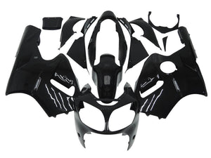 NT Europe ABS Plastics Glossy Black Fairing Fit for Kawasaki 2000-2001 ZX12R u006 (Include tank cover and rear seat cover)