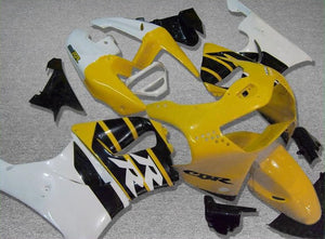 NT Europe ABS Plastics Yellow White Fairing Fit for Honda 1998-1999 CBR919RR CBR900RR 919 u003