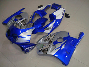 NT Europe ABS Plastics Blue Silver Fairing Fit for Honda CBR250RR 1990-1994 u004