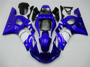 NT Europe Aftermarket Injection ABS Plastic Fairing Fit for Yamaha YZF R6 1998-2002 Blue White
