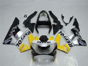 NT Europe Aftermarket Injection ABS Plastic Fairing Fit for Honda CBR929RR 2000-2001 Yellow Silver Black N002