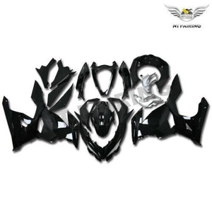 NT Europe Aftermarket Injection ABS Plastic Fairing Fit for Kawasaki EX400 2018-2020 Glossy Black N001