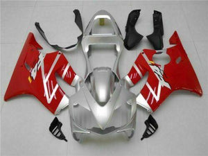 NT Europe Aftermarket Injection ABS Plastic Fairing Fit for Honda CBR600 F4i 2001-2003 Silver Red N059