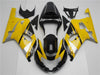 NT Europe Aftermarket Injection ABS Plastic Fairing Fit for Suzuki GSXR 600/750 2001-2003 Yellow Black N017