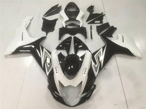 NT Europe Aftermarket Injection ABS Plastic Fairing Fit for Suzuki GSXR 600/750 2011-2016 Black White N008