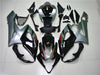 NT Europe Aftermarket Injection ABS Plastic Fairing Fit for Suzuki GSXR 1000 2005-2006 Black Silver
