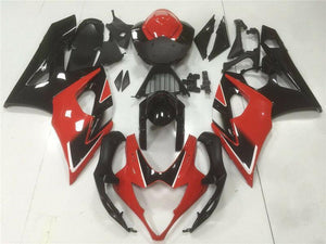 NT Europe Aftermarket Injection ABS Plastic Fairing Fit for Suzuki GSXR 1000 2005-2006 Red Black N008
