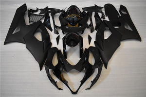 NT Europe Aftermarket Injection ABS Plastic Fairing Fit for Suzuki GSXR 1000 2005-2006 Glossy Matte Black N013