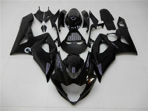 NT Europe Aftermarket Injection ABS Plastic Fairing Fit for Suzuki GSXR 1000 2005-2006 Glossy Black N016
