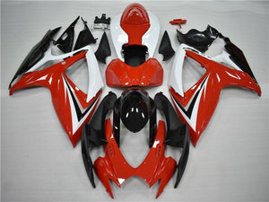 NT Europe Aftermarket Injection ABS Plastic Fairing Fit for Suzuki GSXR 600/750 2006-2007 Red Black White N023
