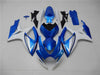 NT Europe Aftermarket Injection ABS Plastic Fairing Kit Fit for Suzuki GSXR 600/750 2006 2007 Blue White