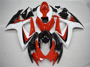 NT Europe Aftermarket Injection ABS Plastic Fairing Fit for Suzuki GSXR 600/750 2006-2007 Red Black White N097