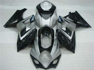 NT Europe Aftermarket Injection ABS Plastic Fairing Fit for Suzuki GSXR 1000 2007-2008 Gray Black N047