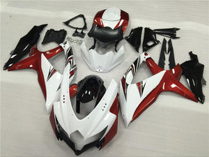 NT Europe Aftermarket Injection ABS Plastic Fairing Fit for Suzuki GSXR 600/750 2008-2010 White Red Black
