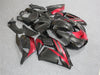 NT Europe Aftermarket Injection ABS Plastic Fairing Fit for Kawasaki ZX14R 2006-2011 Black Red N005
