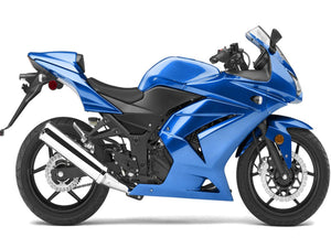 NT Europe Aftermarket Injection ABS Plastic Fairing Fit for Kawasaki EX250 2008-2012 Blue N010