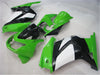 NT Europe Aftermarket Injection ABS Plastic Fairing Fit for Kawasaki EX250 2008-2012 Green Black White N020