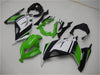 NT Europe Aftermarket Injection ABS Plastic Fairing Fit for Kawasaki EX300 2013-2016 Green White Black N006