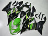 NT Europe Aftermarket Injection ABS Plastic Fairing Fit for Kawasaki ZX6R 636 2013-2016 Green Black