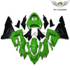 NT Europe Aftermarket Injection ABS Plastic Fairing Fit for Kawasaki ZX10R 2004-2005 Green Black N006